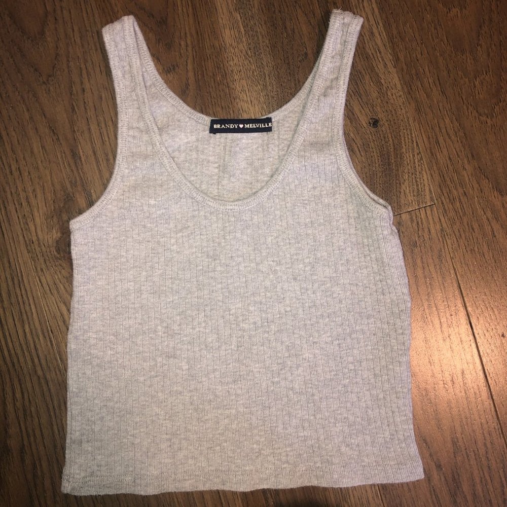 Brandy Melville Ribbed Tank - Picture 2 of 4